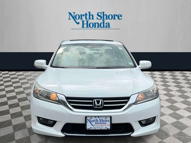 Used 2014 Honda Accord EX-L with VIN 1HGCR2F8XEA206134 for sale in Glen Head, NY