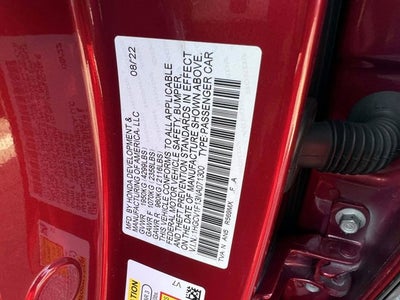 2022 Honda Accord Sedan LX