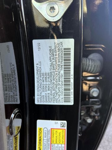 2022 Honda Accord Sedan Sport