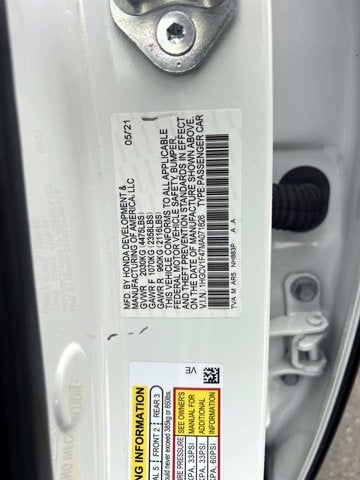 2021 Honda Accord Sedan Sport SE