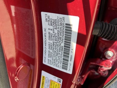 2019 Honda Accord Sedan EX-L 1.5T
