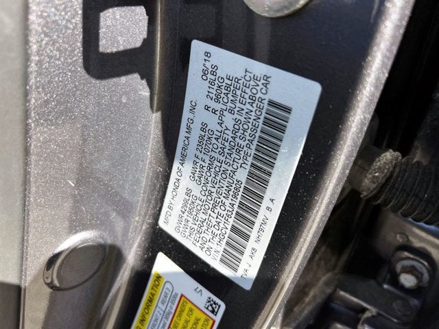 2018 Honda Accord Sedan EX-L Navi 1.5T