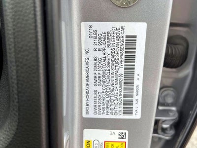 2018 Honda Accord Sedan Touring 1.5T