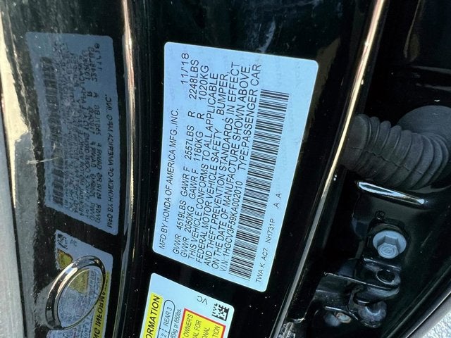 2019 Honda Accord Hybrid EX-L