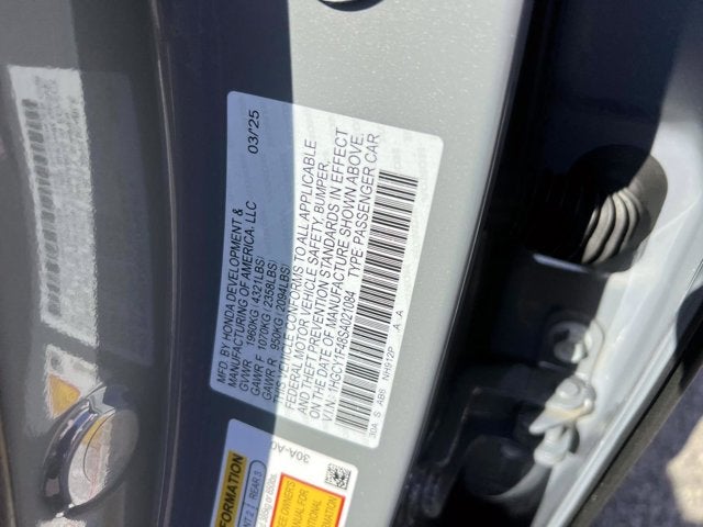 2025 Honda Accord Sedan SE