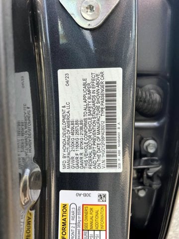 2023 Honda Accord Hybrid EX-L