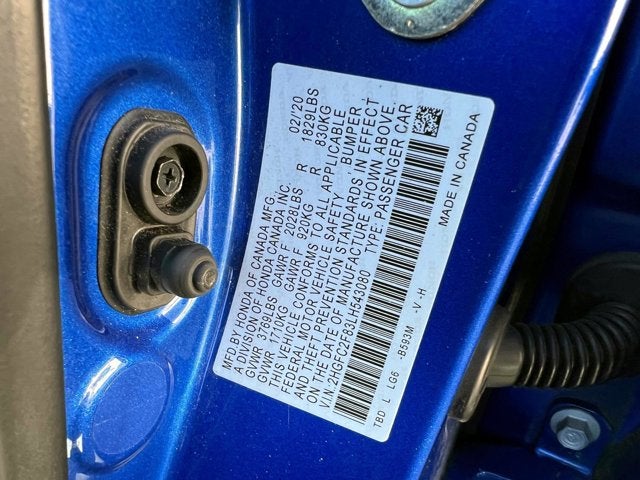 2020 Honda Civic Sedan Sport