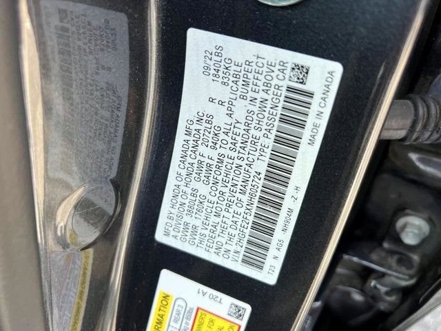 2022 Honda Civic Sedan Sport