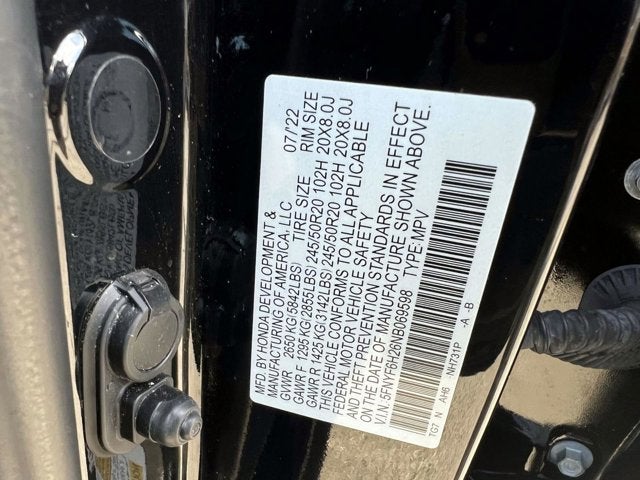 2022 Honda Pilot Special Edition