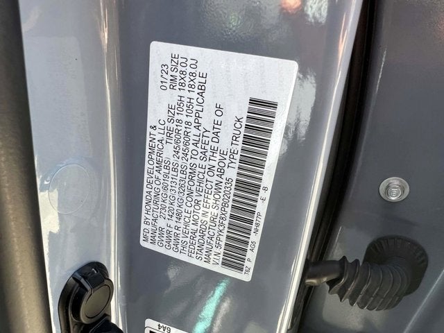 2023 Honda Ridgeline Black Edition