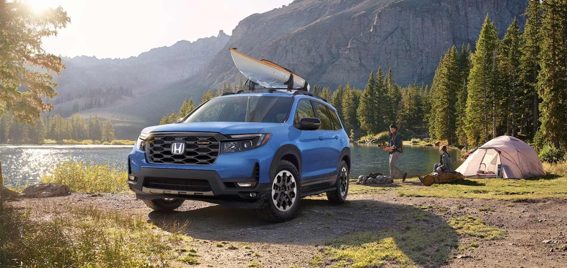 2025 Honda Passport with Accessories at Camping Site