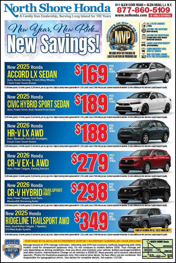 Honda model year end clearance